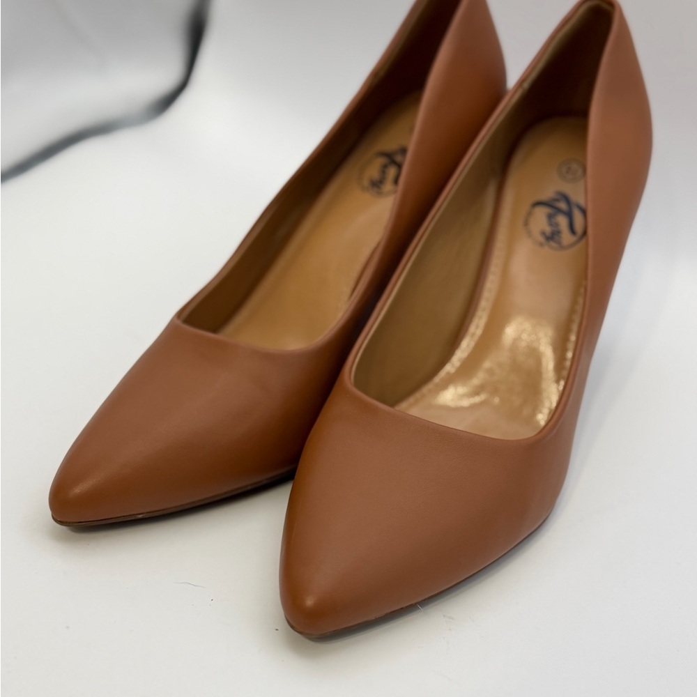 Trary brand women's pumps Elegant Brown Women's Pumps